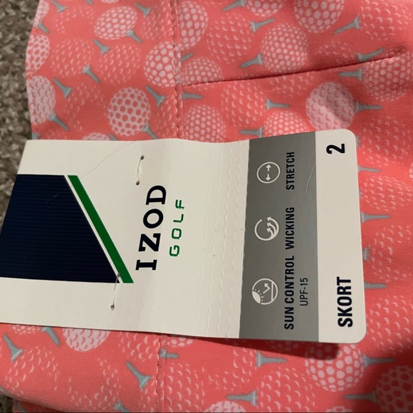 NWT Pink Women’s Izod Golf skort size 2. - Picture 3 of 6